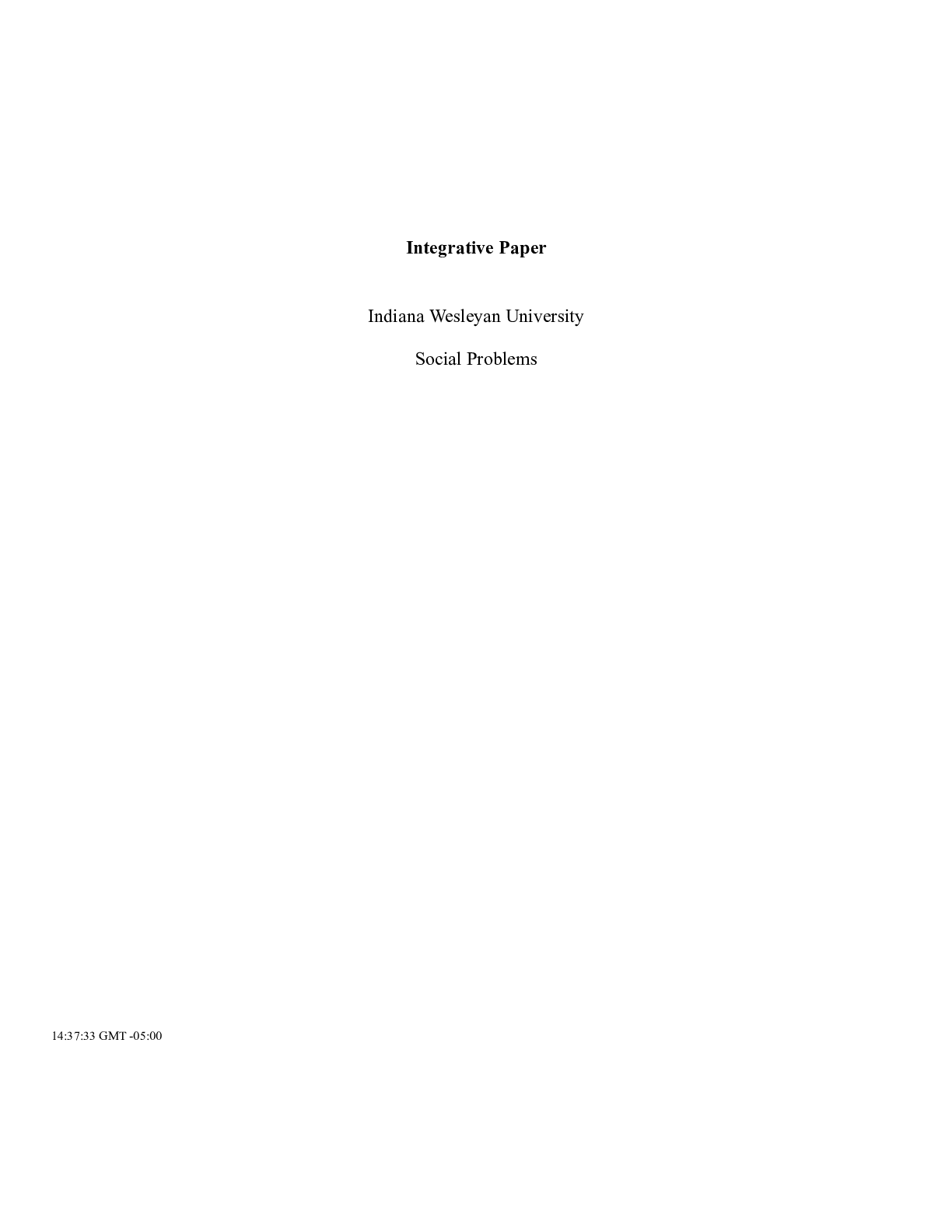 Preview image of Integrative Paper.docx document